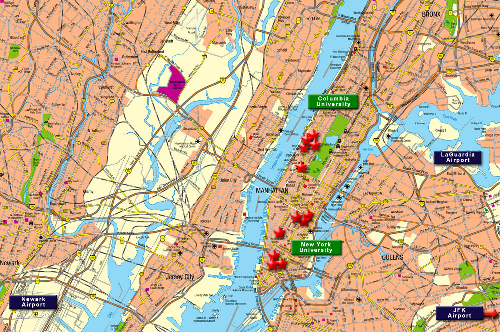 Special Note on NYC Map. new york city map. Special Note on NYC Map.